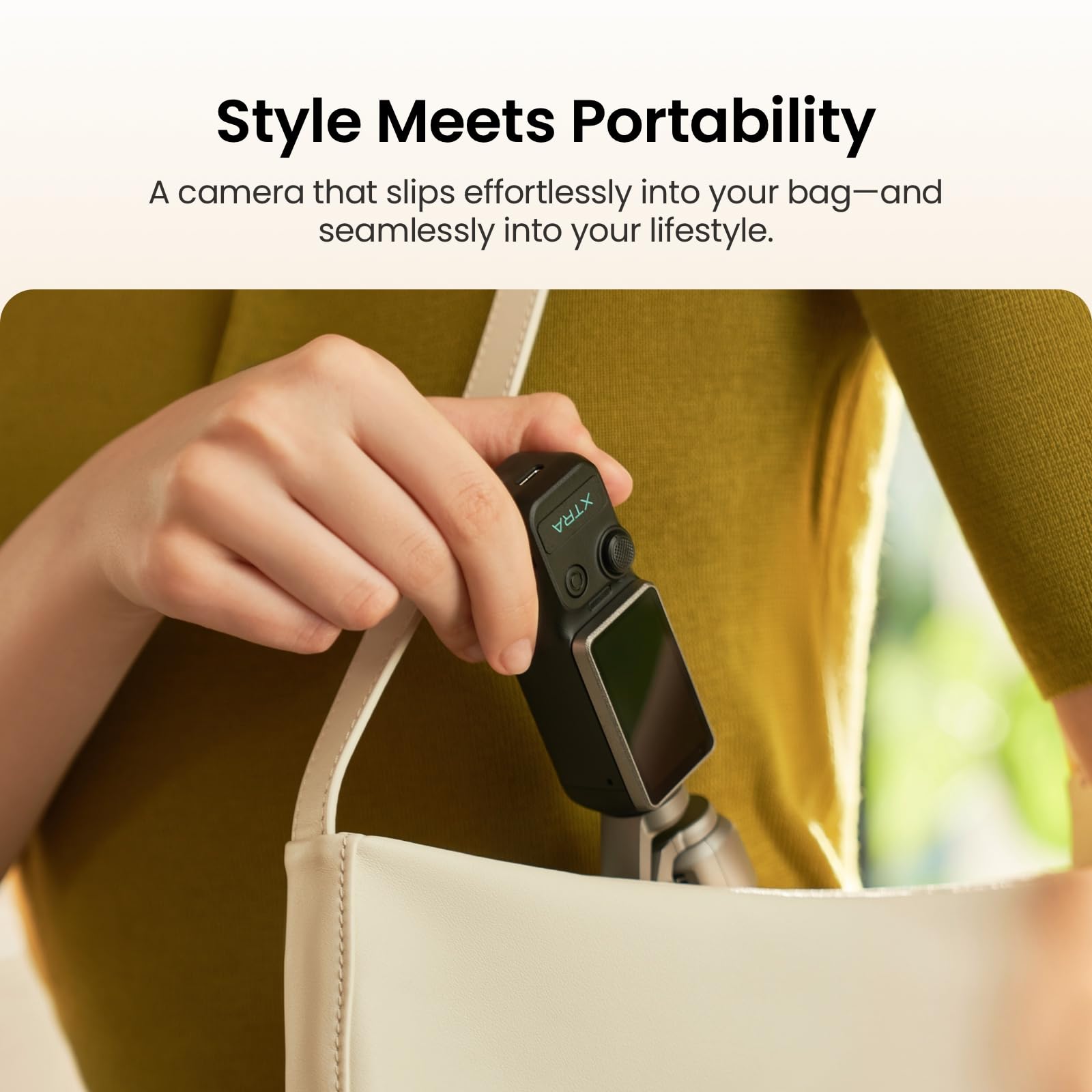 Xtra Muse, Vlogging Camera with 1'' CMOS & 4K/120fps Videos